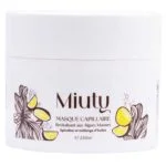 Pot blanc Miuty masque capillaire revitalisant 250 ml, décor citrons