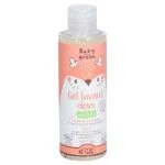 Petit flacon corail MKL Baby Green gel lavant doux bio, motif renard