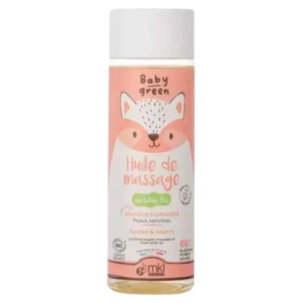 Mkl Baby Green Huile De Massage Bio 100ml
