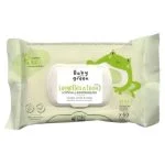Paquet vert MKL Baby Green lingettes à l'eau x60, motif grenouille