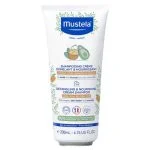 Tube blanc Mustela shampooing crème démêlant et nourrissant 200 ml