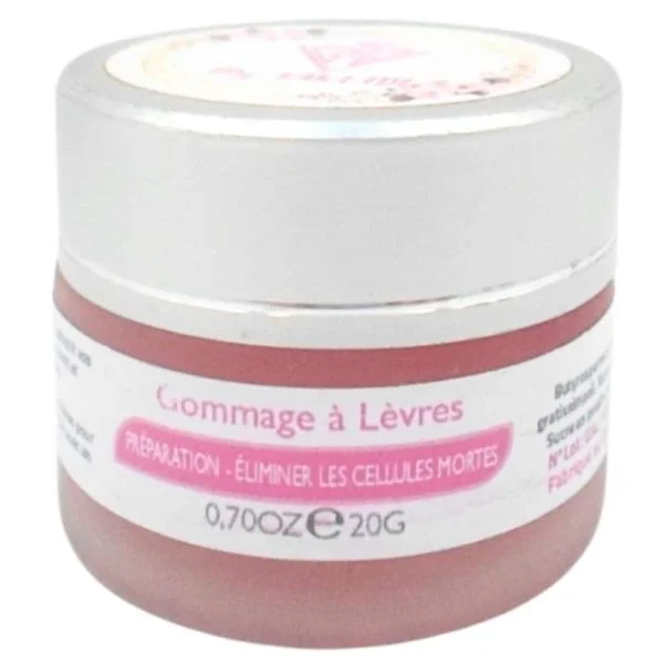 Pot rose de gommage à lèvres My Taklidi 20 g de face