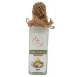 Flacon de verre 60 ml huile de coco My Taklidi contenu blanc