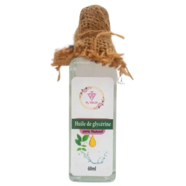 Flacon de verre 60 ml huile de glycérine My Taklidi incolore