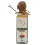 Flacon de verre 60 ml huile de ricin My Taklidi bouchon jute