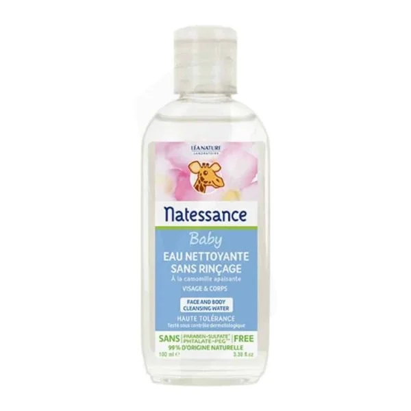 Natessance Baby Eau Nettoyante Sans Rinçage 100ml