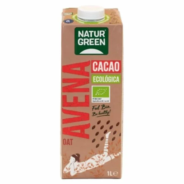 Natur Green Boisson À L’avoine Et Cacao Bio 1l