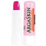 Stick lèvres Argaskin teinté rose fuchsia capuchon blanc 3 g