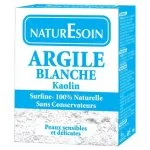 Boîte bleue Naturesoin argile blanche kaolin surfine 100 g