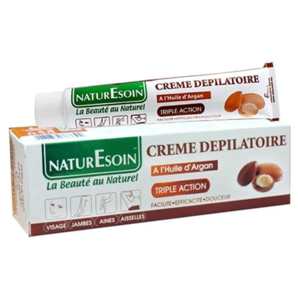 Naturesoin Crème Dépilatoire À L’huile D’argan Triple Action 50ml