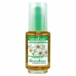 Flacon pompe Naturesoin huile de camomille 50 ml, étiquette fleurs blanches