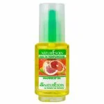 Flacon Naturesoin huile de pamplemousse 50 ml, étiquette agrume coupé