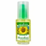 Flacon Naturesoin huile de tournesol 50 ml étiquette avec fleur jaune