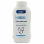 Flacon blanc Naturesoin Pediconfort poudre asséchante pieds 80 g bouchon vissé
