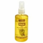 Flacon spray jaune Naturesoin Pouxi soin anti-poux et lentes 125 ml