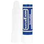Stick labial Naturesoin étui bleu avec bâton de baume blanc transparent