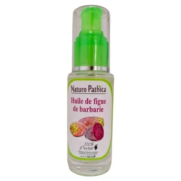Flacon verre Naturo Pathica huile de figue de barbarie 50 ml, figues de barbarie