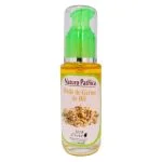 Flacon verre Naturo Pathica huile de germe de blé 50 ml, pompe verte, germes