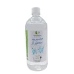 Grand flacon plastique Naturo Pathica glycérine 1 litre, étiquette bleue, bouchon blanc