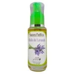Flacon verre Naturo Pathica huile de Lavande 50 ml, pompe verte, bouquet mauve