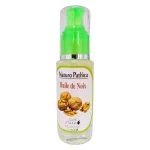 Flacon verre Naturo Pathica huile de Noix 50 ml, pompe verte, noix cerneaux