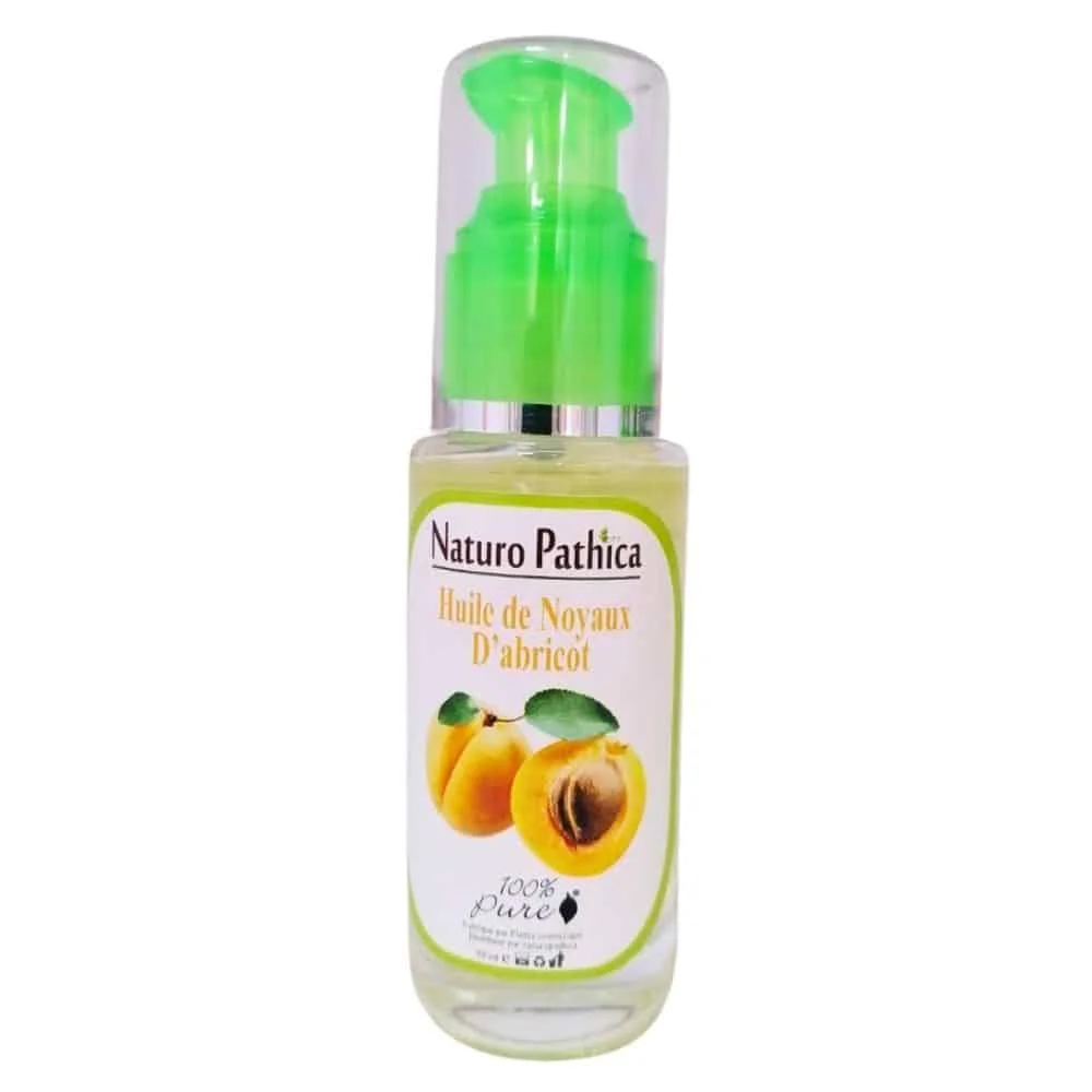 naturo-pathica-huile-de-noyaux-dabricot-50ml.jpg Flacon verre Naturo Pathica huile de noyaux d'abricot 50 ml, abricots coupés