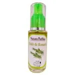 Flacon pompe verre 50 ml huile de romarin Naturo Pathica, capuchon vert