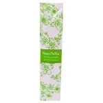 Étui vert clair à motif floral, sérum capillaire aloe vera et kératine