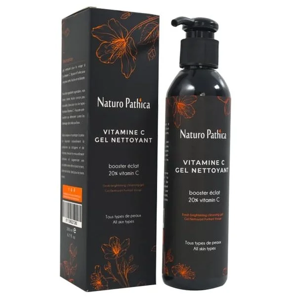 Naturo Pathica Vitamine C 20% Gel Nettoyant Booster Eclat 200ml