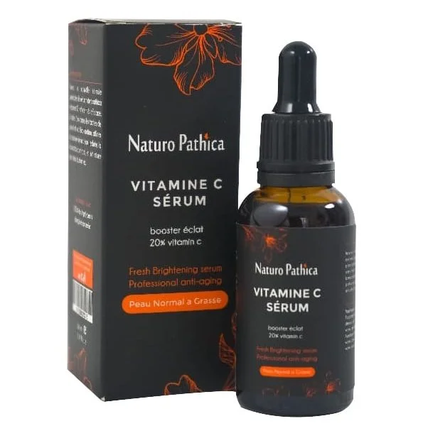 Naturo Pathica Vitamine C 20% Sérum Booster Eclat Peau Normale À Grasse 30ml