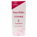 Étui blanc et rose Naturo Pathica vitamine E tocophérols, mention 5 ml offert