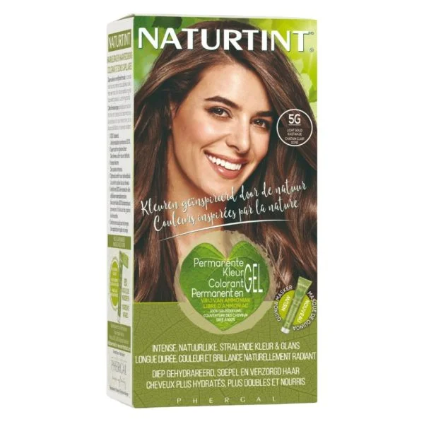 Naturtint Coloration Capillaire Permanente 150ml 5g Châtain Clair Doré