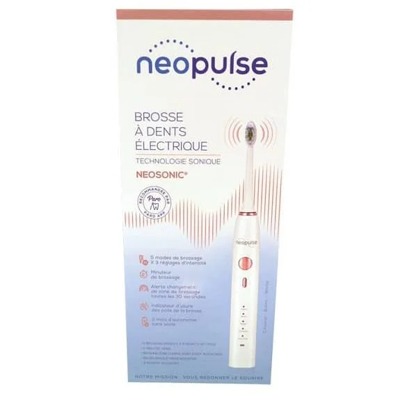 Neopulse Neosonic Brosse À Dents Électrique Blanche 1u