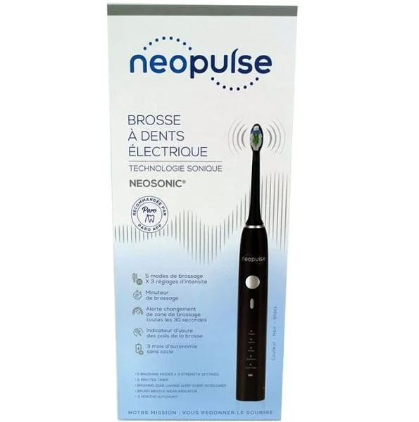 Neopulse Neosonic Brosse À Dents Électrique Noire 1u