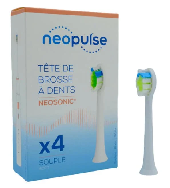 neopulse-neosonic-tetes-de-brosse-a-dent-souple-blanc-4u.jpg Boîte de quatre têtes de brosse Neopulse Neosonic souples blanches