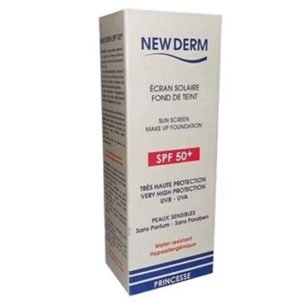 New Derm Ecran Solaire Fond De Teint Princesse SPF50+ 50ml – photo 2