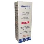 Étui beige New Derm écran solaire fond de teint SPF50+ teinte princesse