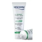 Tube blanc et vert New Derm gel moussant nettoyant purifiant 250 ml