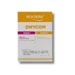 Étui orange et blanc New Derm Onycom phase 1 et phase 2