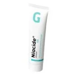 Tube blanc Niacide Advance gel avec grand G bleu clair