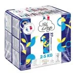 Paquet bleu Nid d'Ange couches taille 1 avec oiseaux stylisés