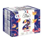 Paquet bleu Nid d'Ange couches taille 2 avec toucans colorés
