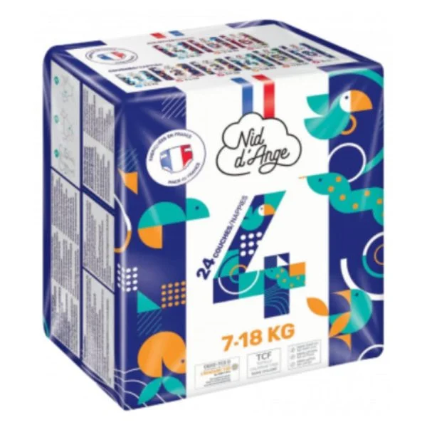 Nid D’ange Couches T4 7-18kg 24u