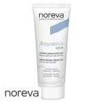 Tube blanc et bleu Noreva Aquareva Riche crème hydratante 24h