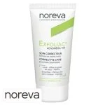 Tube blanc Noreva Exfoliac Acnoméga 100 soin correcteur 30 ml