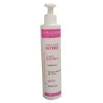 Flacon pompe blanc et rose Novaderm Soin Lavant Intime 200 ml
