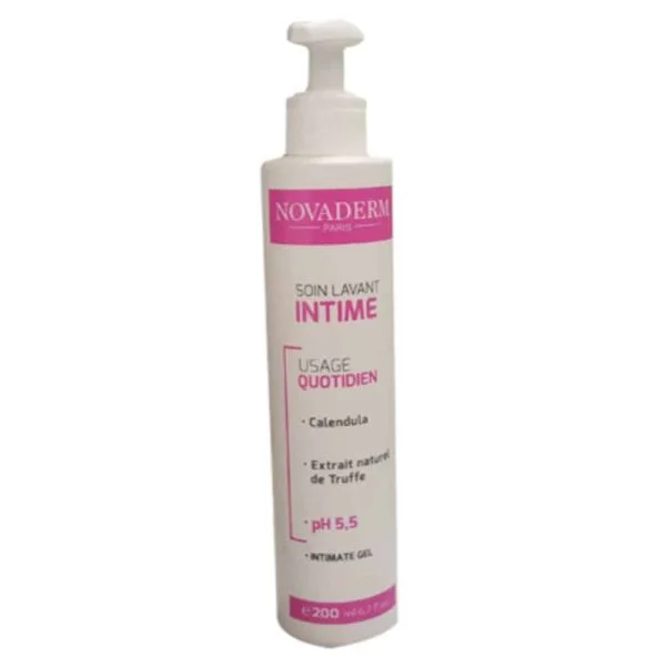 Novaderm Soin Lavant Intime Usage Quotidien PH 5.5 200ml