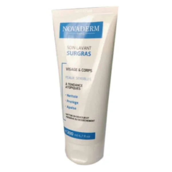 Novaderm Soin Lavant Surgras 200ml
