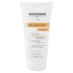 Tube blanc et beige Novaskin Melaslow crème éclaircissante corporelle 150 ml