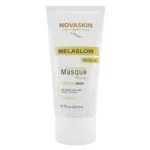 Tube blanc Novaskin Melaslow masque éclaircissant visage anti-taches 75 ml
